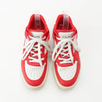 Celine Leather Low Cut Sneakers Red — view 2