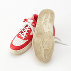 Celine Leather Low Cut Sneakers Red — view 5