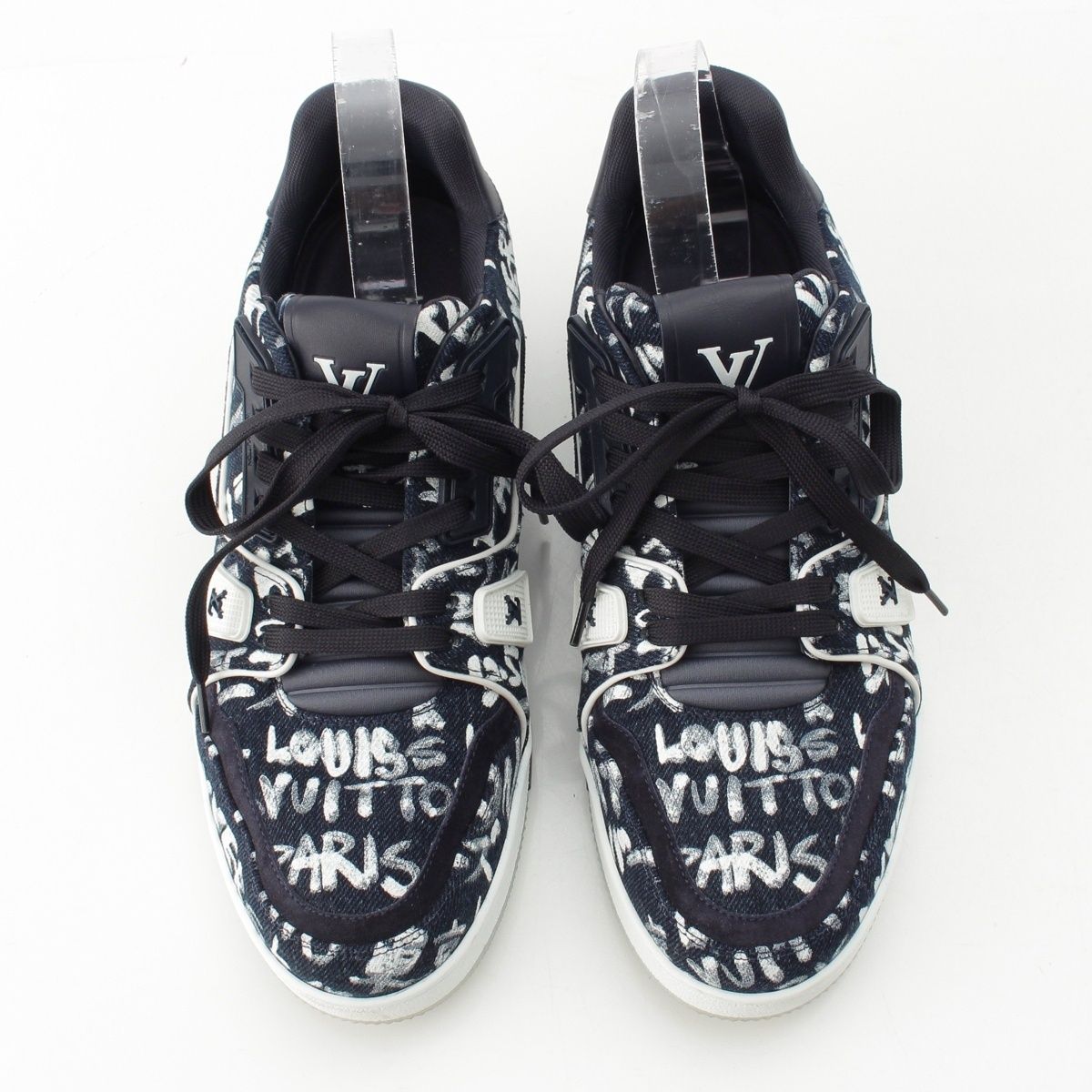 Louis Vuitton LV Scribble Denim Sneakers Indigo — view 2