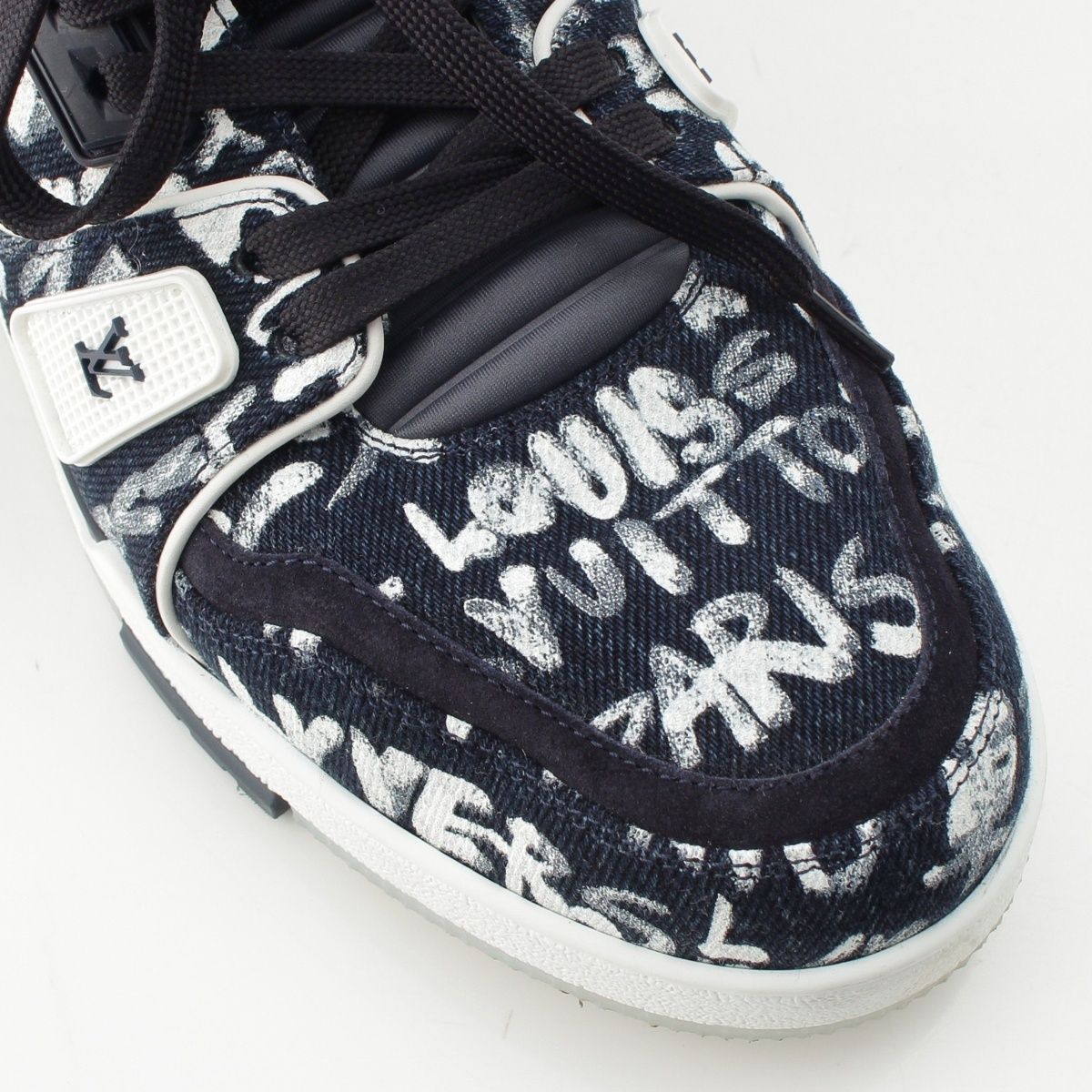 Louis Vuitton LV Scribble Denim Sneakers Indigo — view 6