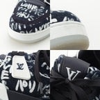 Louis Vuitton LV Scribble Denim Sneakers Indigo — view 8