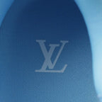 Louis Vuitton LV Trayna Leather Velcro Sneakers Light Blue 7 1/2 — view 7