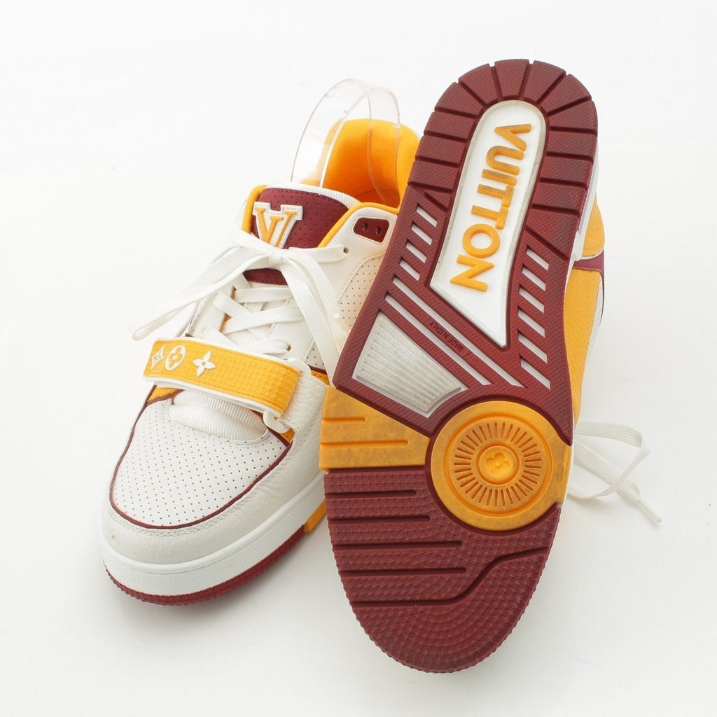Louis Vuitton LV Trayna Velcro Sneakers Yellow 7 1/2 — view 5