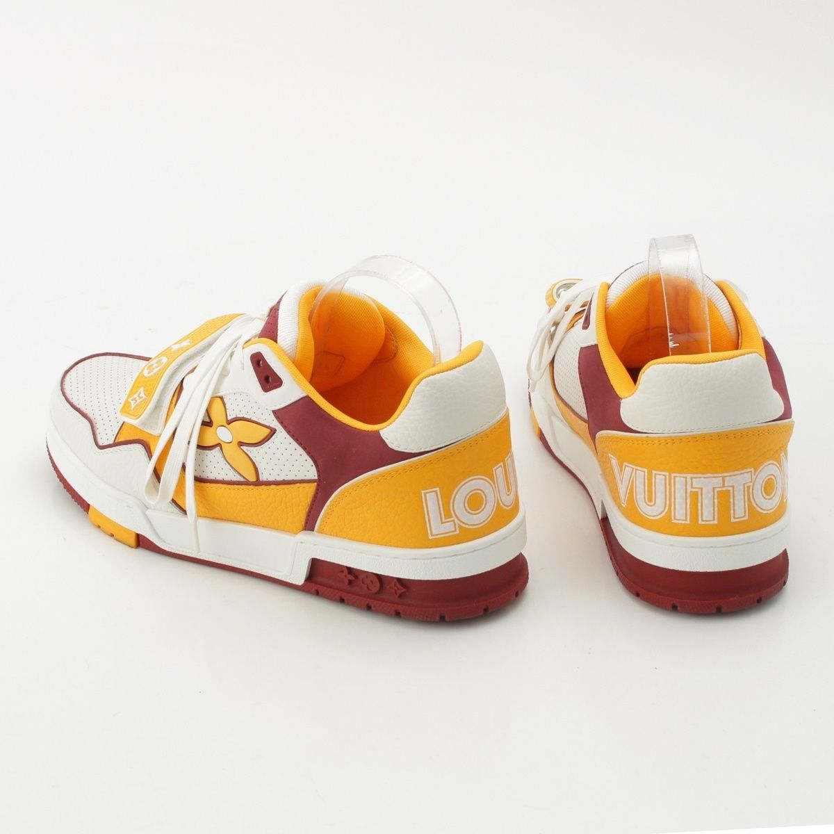 Louis Vuitton LV Trayna Velcro Sneakers Yellow 7 1/2 — view 4