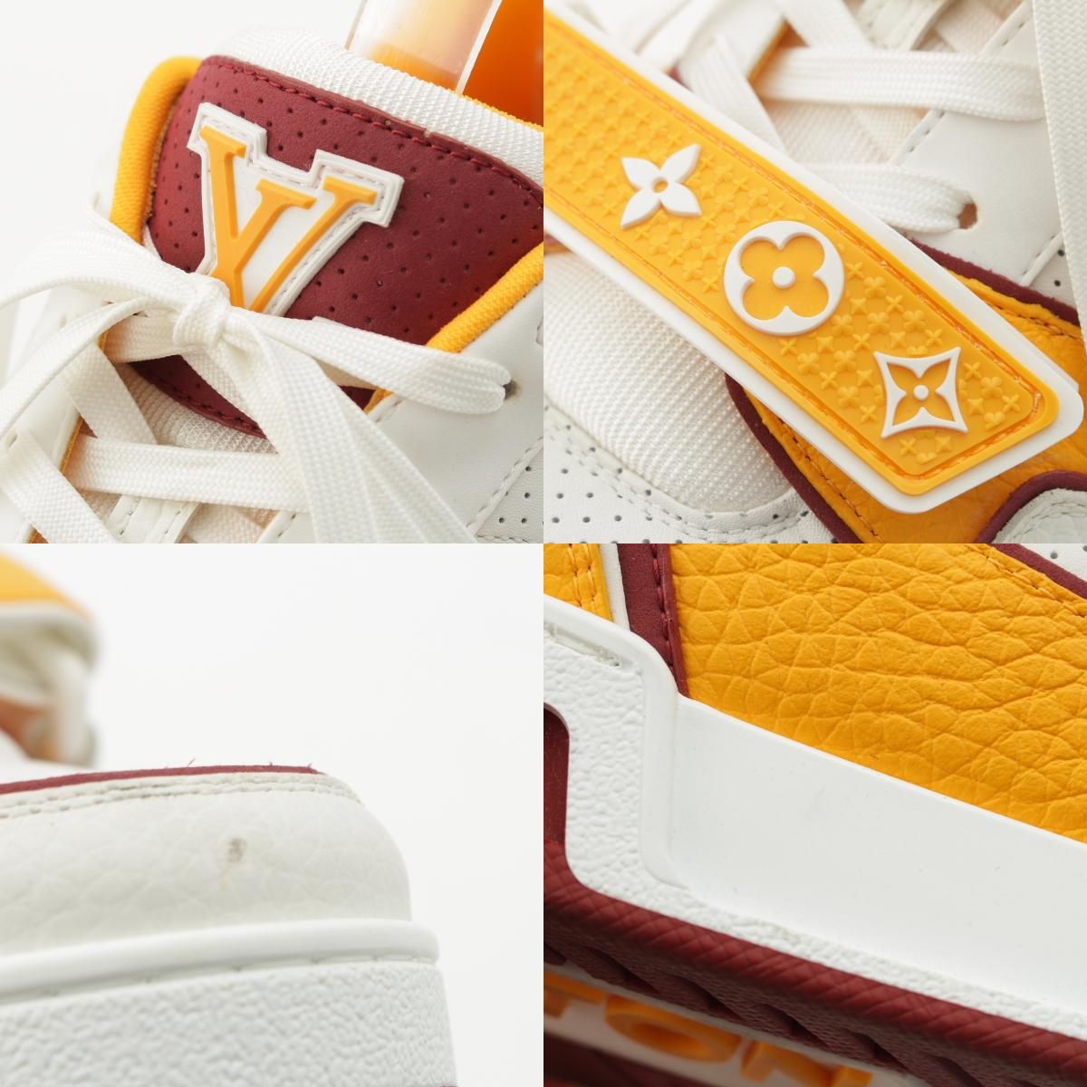 Louis Vuitton LV Trayna Velcro Sneakers Yellow 7 1/2 — view 9