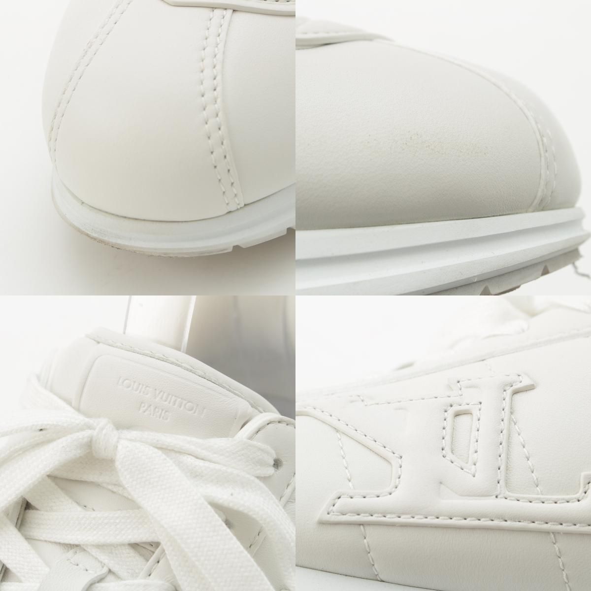 Louis Vuitton LV Butter Soft Leather Padded Low Cut Sneakers White — view 8