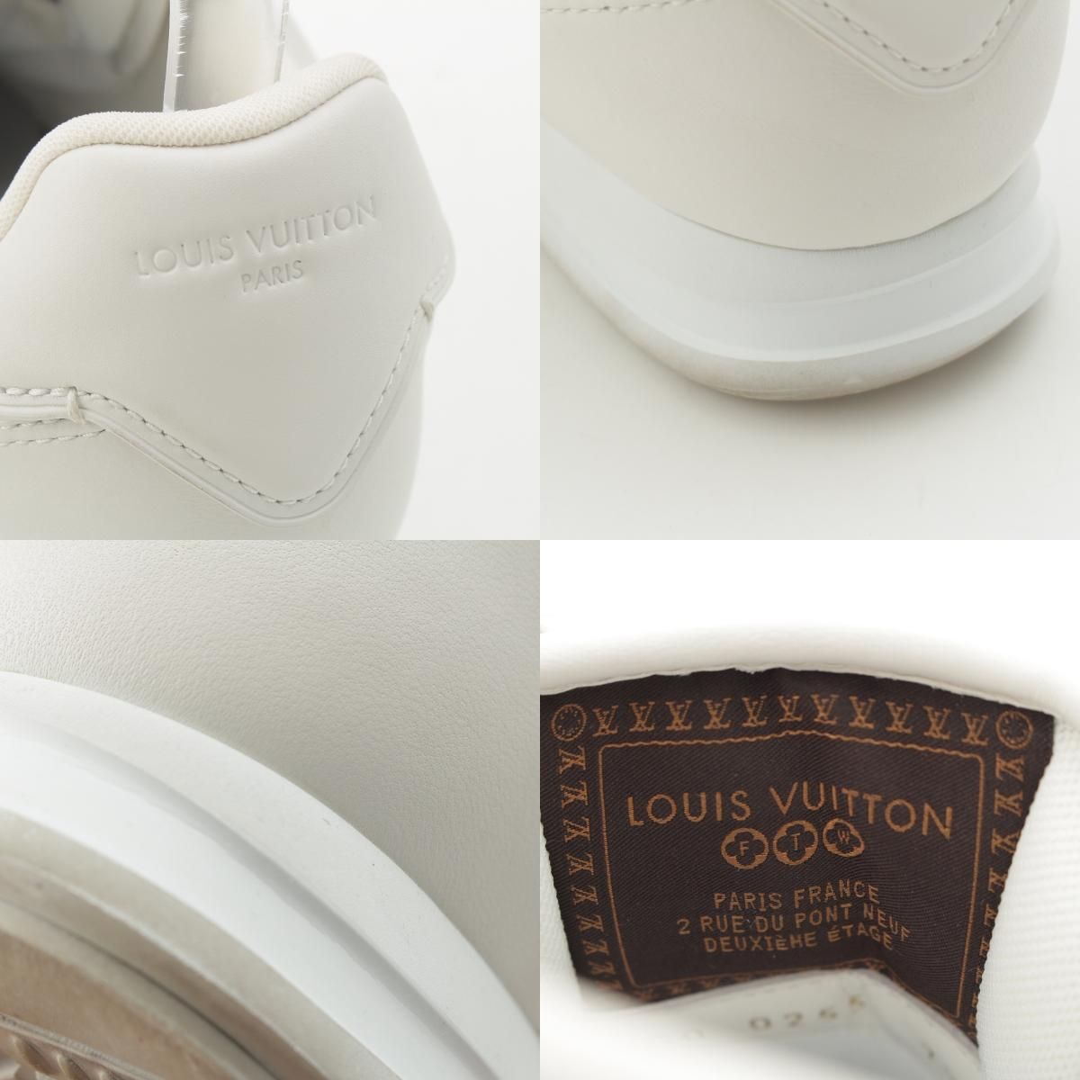 Louis Vuitton LV Butter Soft Leather Padded Low Cut Sneakers White — view 9
