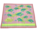 Hermes Fish Large Shawl Scarf Pink