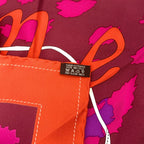 Hermes Carre 90 Monsieur Et Madame All Over Pattern Silk Scarf Multicolor — view 7