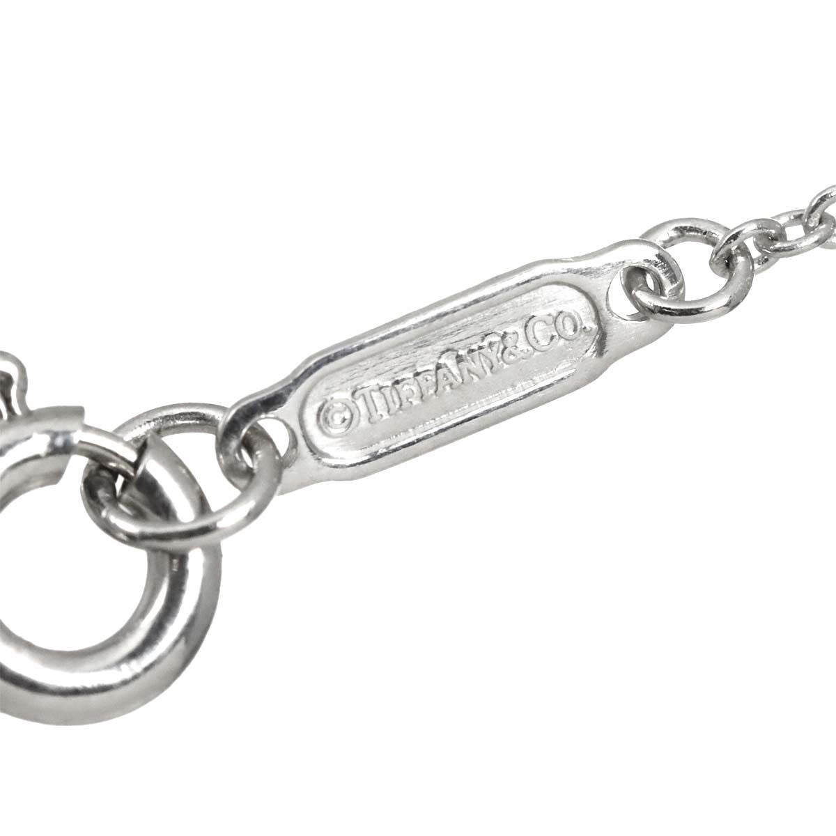 Tiffany & Co Interlocking Circle Necklace 43 cm 18k PG Silver Pink Gold — view 5