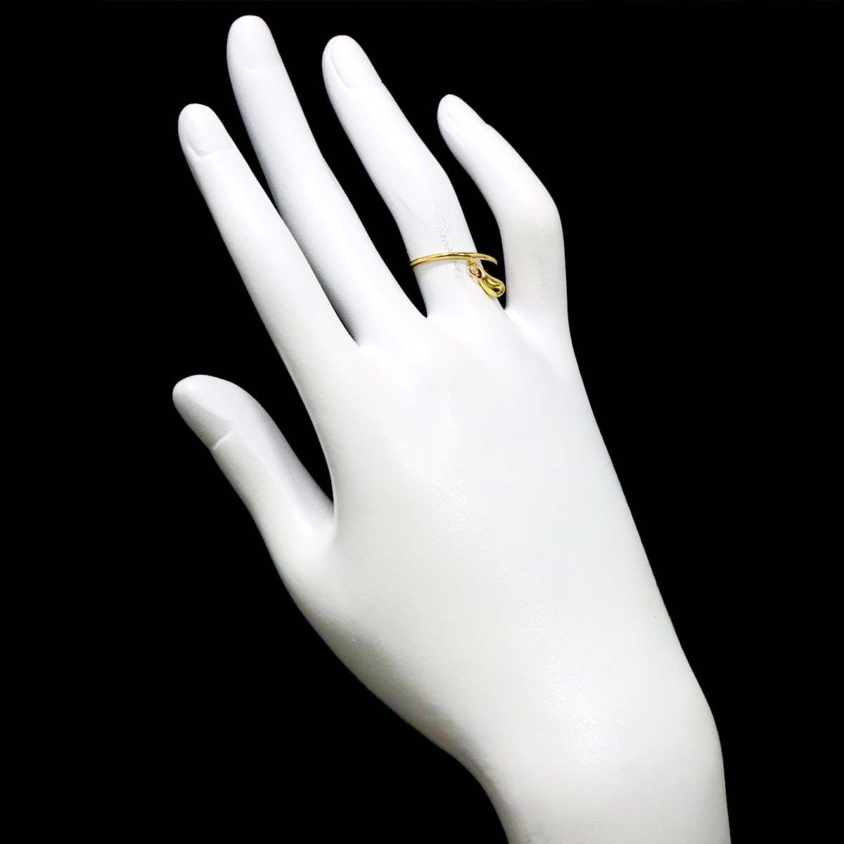 Tiffany & Co Teardrop Ring 18k YG Yellow Gold — view 6