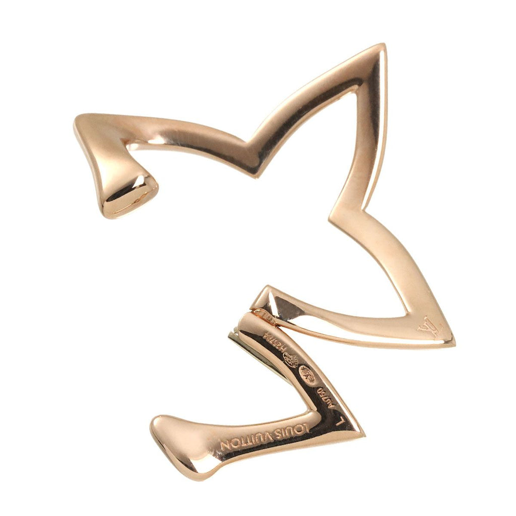 Louis Vuitton Ombre Blossom Diamond 18k PG Pink Gold 750 One Side Only Left — view 4