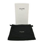 Celine Bifold Wallet Large Strap Gray Leather — view 6