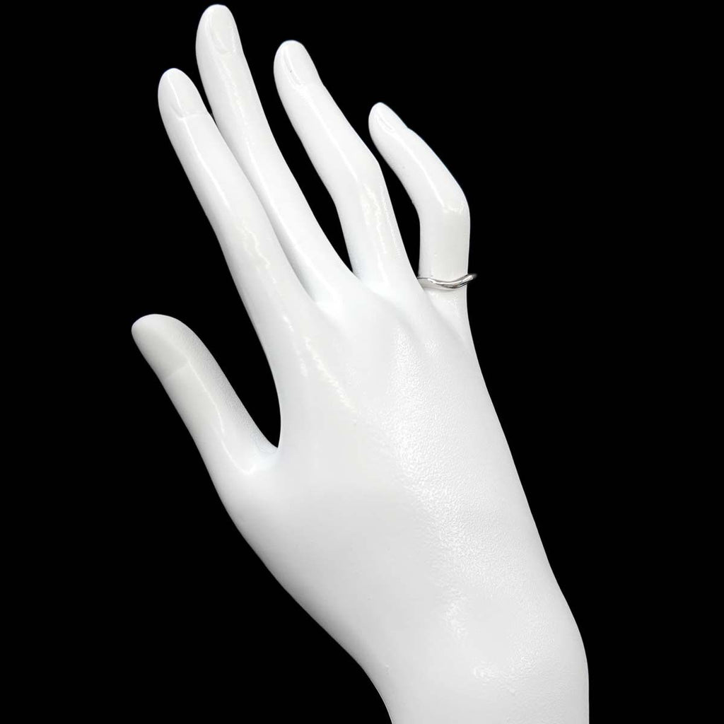 Tiffany & Co Curved Band Ring Pt Platinum