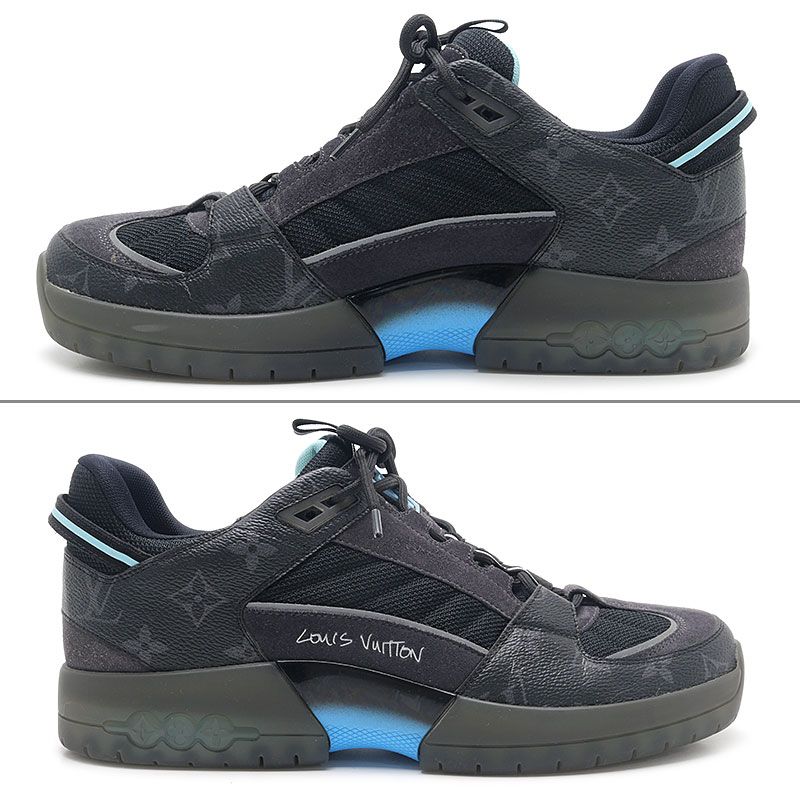 Louis Vuitton Abu Line Sneakers Monogram Eclipse — view 4