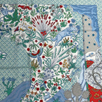 Hermes Carre 90 le Premier Chant Beginning Song Scarf Multicolor — view 3