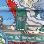 Hermes Carre 90 le Premier Chant Beginning Song Scarf Multicolor — view 6