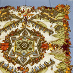 Hermes Scarf Carre 90 Silk Au Pays de Cocagne in Paradise Multicolor — view 4