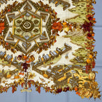 Hermes Scarf Carre 90 Silk Au Pays de Cocagne in Paradise Multicolor — view 6