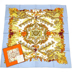 Hermes Scarf Carre 90 Silk Au Pays de Cocagne in Paradise Multicolor
