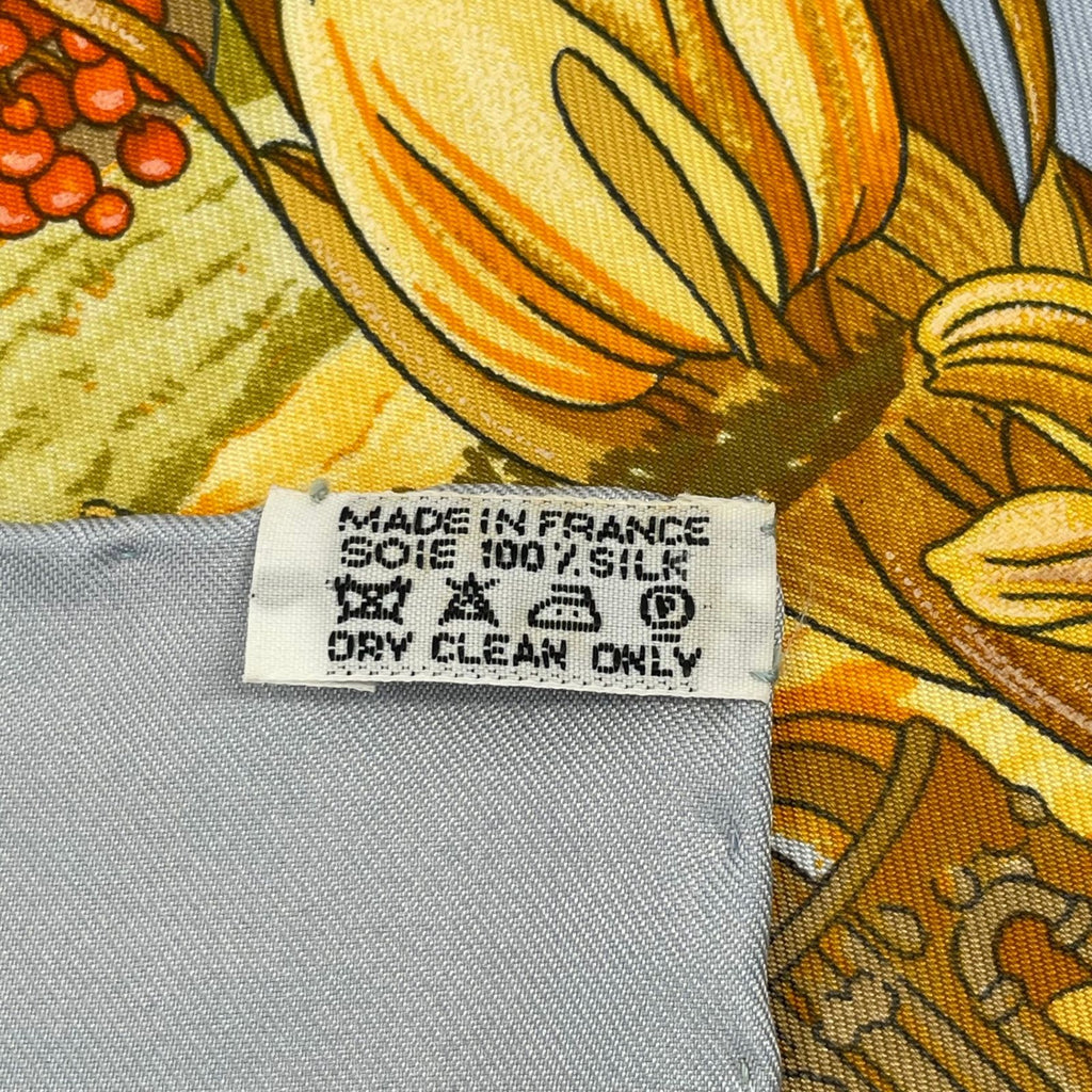 Hermes Scarf Carre 90 Silk Au Pays de Cocagne in Paradise Multicolor — view 7