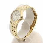 Cartier Panthere Cougar Diamond Bezel Bracelet 18k Yellow Gold Plaque Quartz — view 2