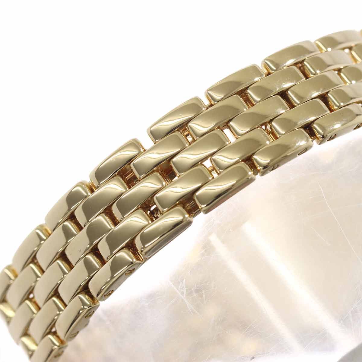 Cartier Panthere Cougar Diamond Bezel Bracelet 18k Yellow Gold Plaque Quartz — view 6