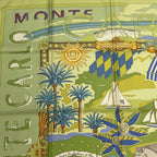 Hermes Carre 90 Silk Scarf Monte Carlo Casino Prince Albert Anniversary Monaco — view 2