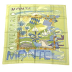 Hermes Carre 90 Silk Scarf Monte Carlo Casino Prince Albert Anniversary Monaco