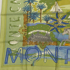 Hermes Carre 90 Silk Scarf Monte Carlo Casino Prince Albert Anniversary Monaco — view 4