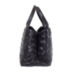 Bottega Veneta Handbag 2-Way Bag Intrecciato Black Silver — view 5