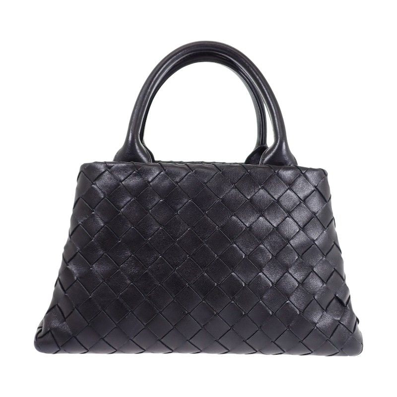 Bottega Veneta Handbag 2-Way Bag Intrecciato Black Silver — view 3