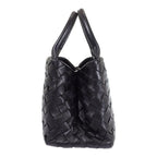 Bottega Veneta Handbag 2-Way Bag Intrecciato Black Silver — view 4