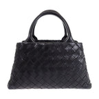 Bottega Veneta Handbag 2-Way Bag Intrecciato Black Silver — view 2