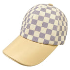 Louis Vuitton Cap Bonnet LV Azur Cotton White Damier Silk