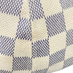 Louis Vuitton Cap Bonnet LV Azur Cotton White Damier Silk — view 7
