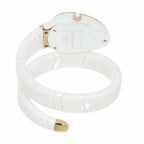 Bvlgari Serpenti Watch Diamond Bezel White Ceramic 18k Pink Gold — view 5