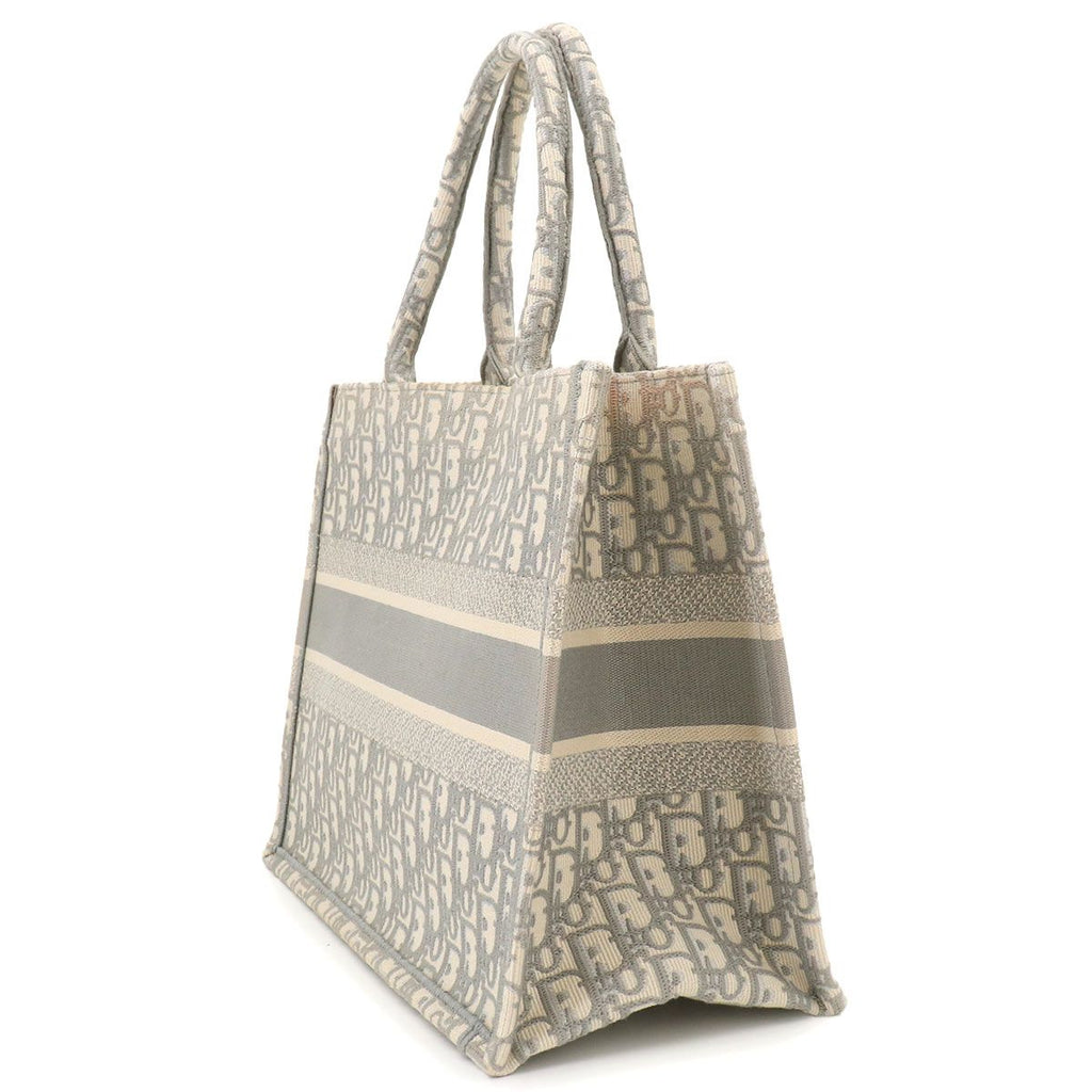 Dior Oblique Book Tote Canvas Gray — view 3