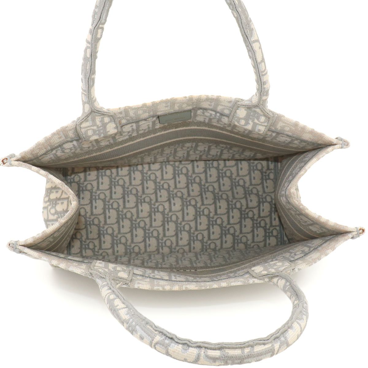 Dior Oblique Book Tote Canvas Gray — view 6