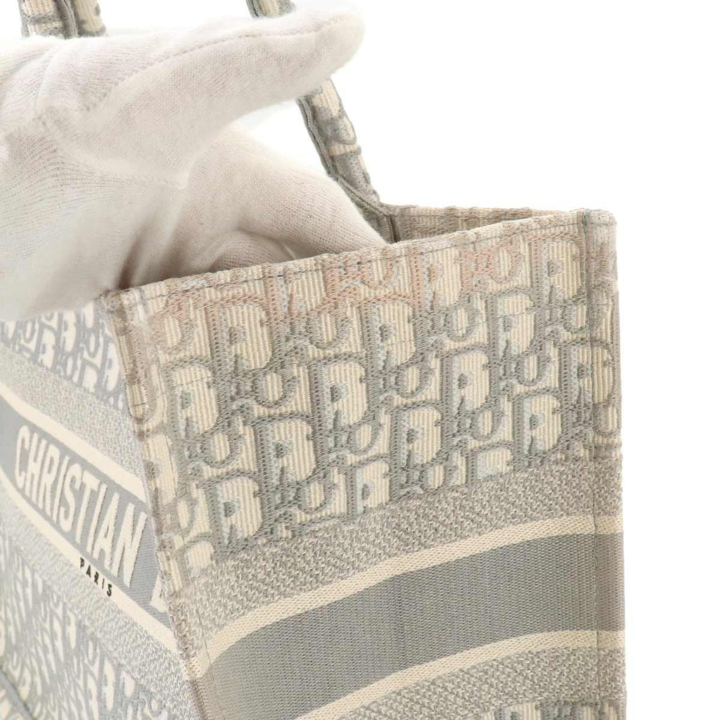 Dior Oblique Book Tote Canvas Gray — view 9