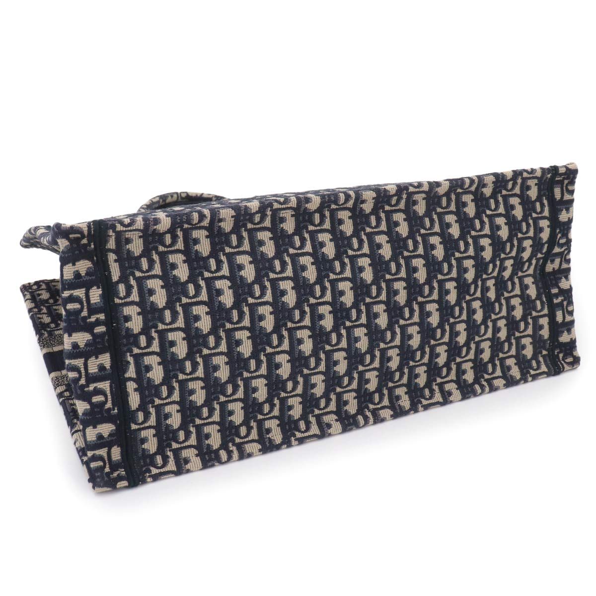 Dior Oblique Book Tote Large Canvas Navy — view 4