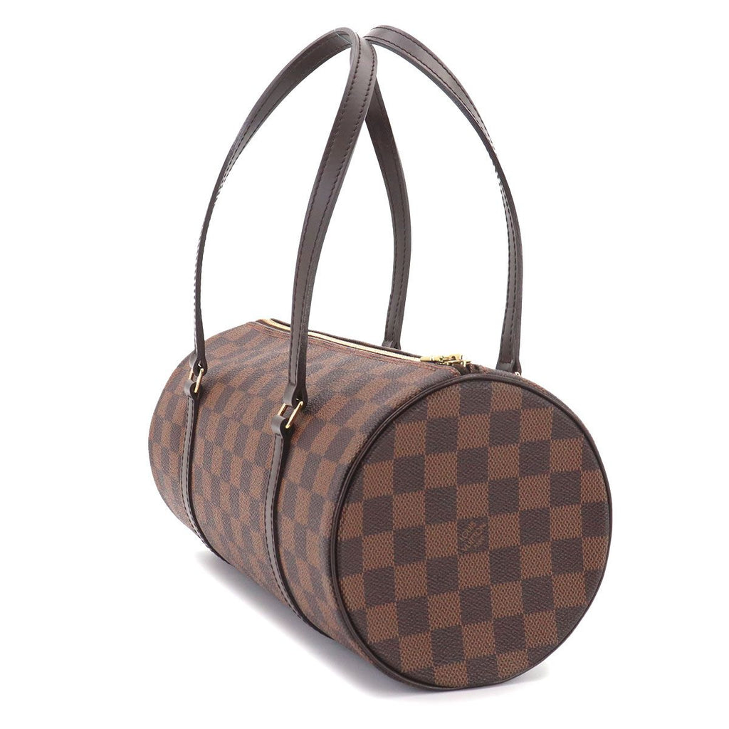 Louis Vuitton Damier Papillon 30 Hand Bag Ebene Brown Gold — view 3