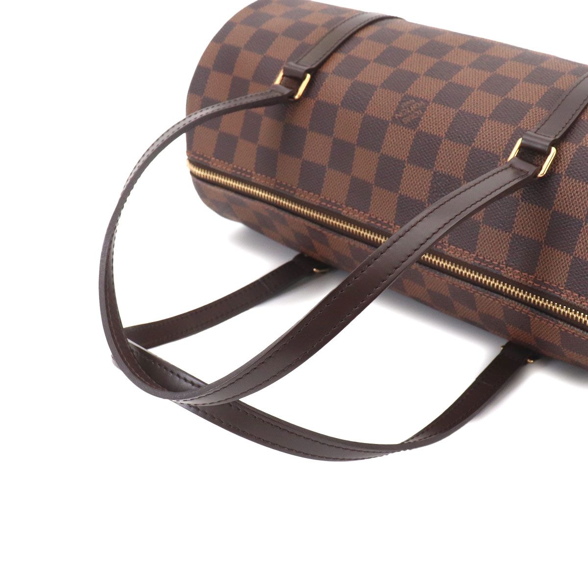 Louis Vuitton Damier Papillon 30 Hand Bag Ebene Brown Gold — view 5