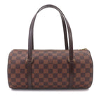 Louis Vuitton Damier Papillon 30 Hand Bag Ebene Brown Gold — view 2