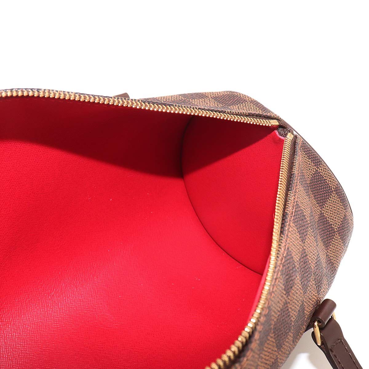 Louis Vuitton Damier Papillon 30 Hand Bag Ebene Brown Gold — view 8