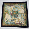 Hermes Scarf Carre 90 Silk Henry Smith Sailor Sailing Ship Voyage Multicolor