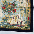 Hermes Scarf Carre 90 Silk Henry Smith Sailor Sailing Ship Voyage Multicolor — view 5