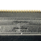Saint Laurent Wallet Black Zip Around Leather — view 5