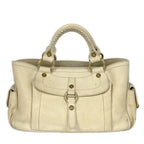 Celine Handbag Boogie Bag Ivory Leather