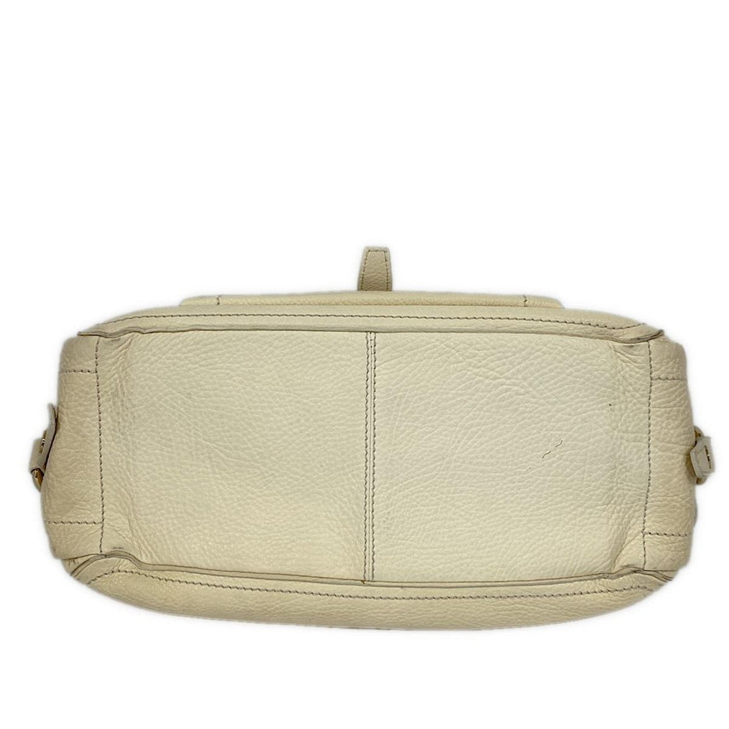 Celine Handbag Boogie Bag Ivory Leather — view 5